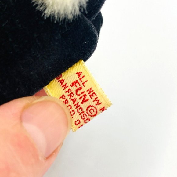 Rare Vintage Fun Farm Dream Pets Skunk Sniffer, Made in Japan, Purple Flower, 6" - Picture 8 of 16